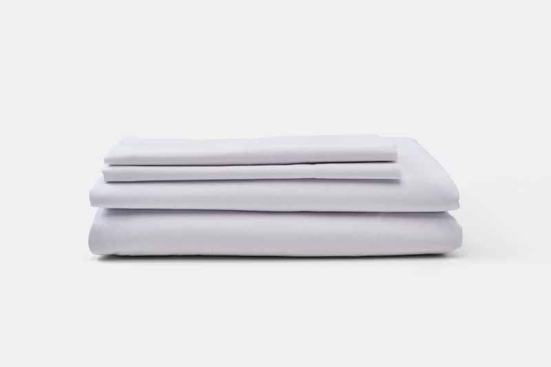 Percale Bed Sheet Set Made with Cotton Rich Fabric